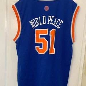 New York Knicks Metta World Peace jersey